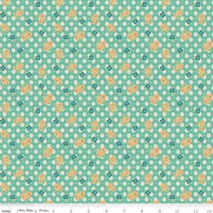 Farmer's Daughter Feedsack Leaf Riley Blake Designs Fabric by the Yard - Ray of Sonshine Design