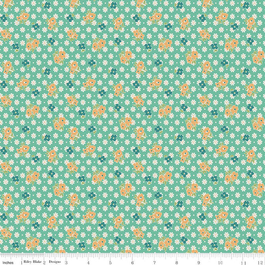 Farmer's Daughter Feedsack Leaf Riley Blake Designs Fabric by the Yard - Ray of Sonshine Design