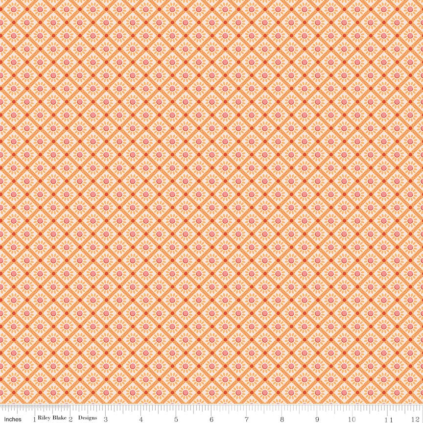 Farmer's Daughter Sunflower Marigold Riley Blake Designs Fabric by the Yard - Ray of Sonshine Design