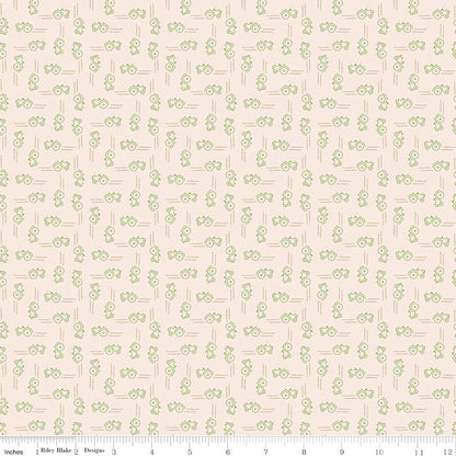 Farmer's Daughter Tractors Background Thyme Riley Blake Designs Fabric by the Yard - Ray of Sonshine Design
