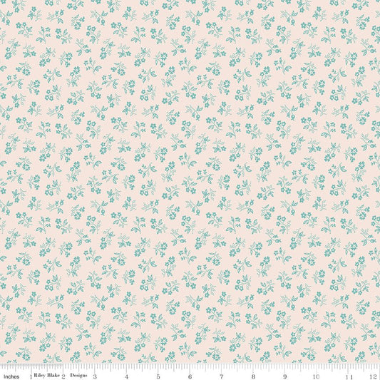 Farmer's Daughter Vintage Background Raindrop Riley Blake Fabric by the Yard - Ray of Sonshine Design