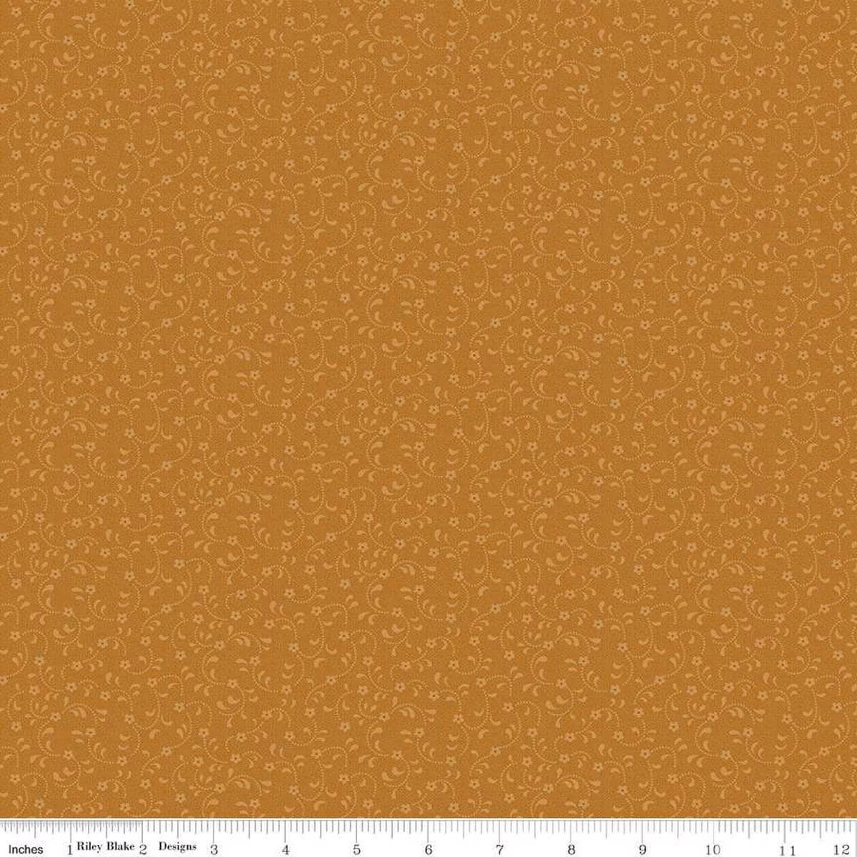 Floret Cider - Riley Blake Designs Basic Fabric - Cotton Fabric by the yard - C675 - CIDER - Ray of Sonshine Design