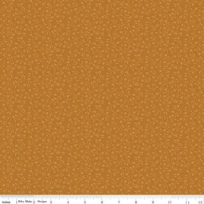 Floret Cider - Riley Blake Designs Basic Fabric - Cotton Fabric by the yard - C675 - CIDER - Ray of Sonshine Design