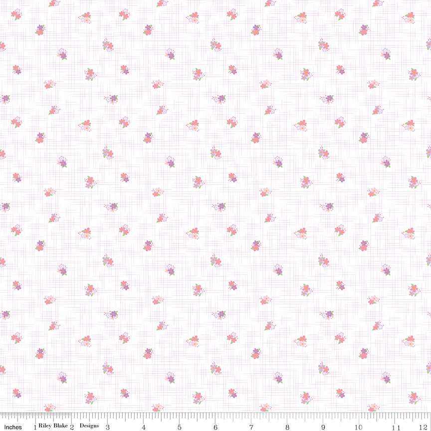 Flourish Ditsy Lilac Riley Blake Designs Quilting Cotton Fabric by the Yard - Ray of Sonshine Design