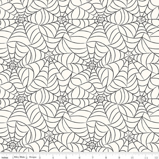 Frank and Friends Webs Cloud Riley Blake Designs Fabric by the Yard - Ray of Sonshine Design