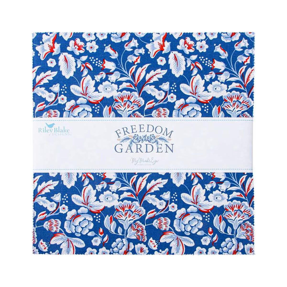 Freedom Garden Layer Cake 10" Stacker Bundle - Riley Blake Designs - 42 piece Precut - Quilting Cotton Fabric - 10 - 15620 - 42 - Ray of Sonshine Design