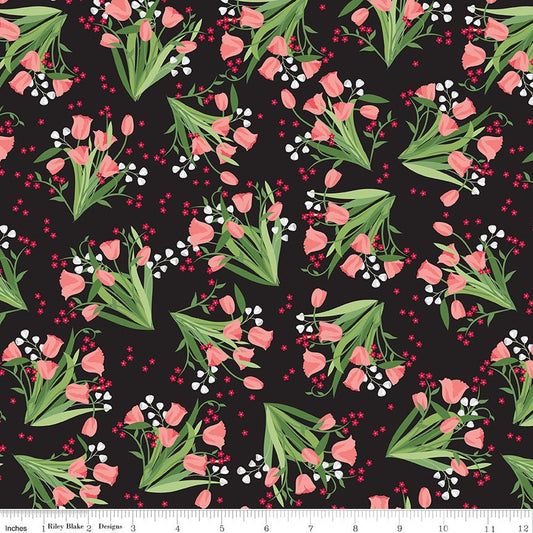 Front Porch Main Black Riley Blake Designs Fabric by the Yard - Ray of Sonshine Design