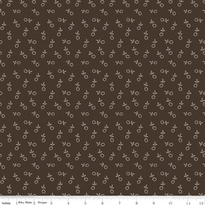 Gentler Times Bygone Raisin Riley Blake Fabric by the Yard - Ray of Sonshine Design