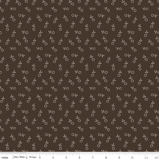 Gentler Times Bygone Raisin Riley Blake Fabric by the Yard - Ray of Sonshine Design