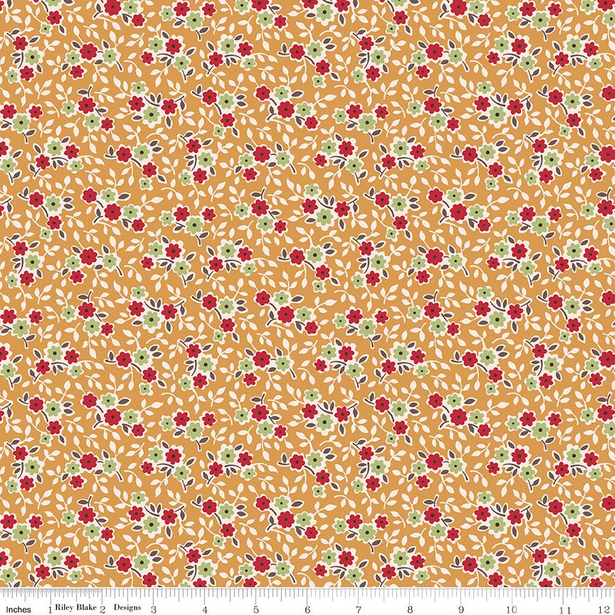 Gentler Times Cherish Cider Riley Blake Fabric by the Yard - Ray of Sonshine Design