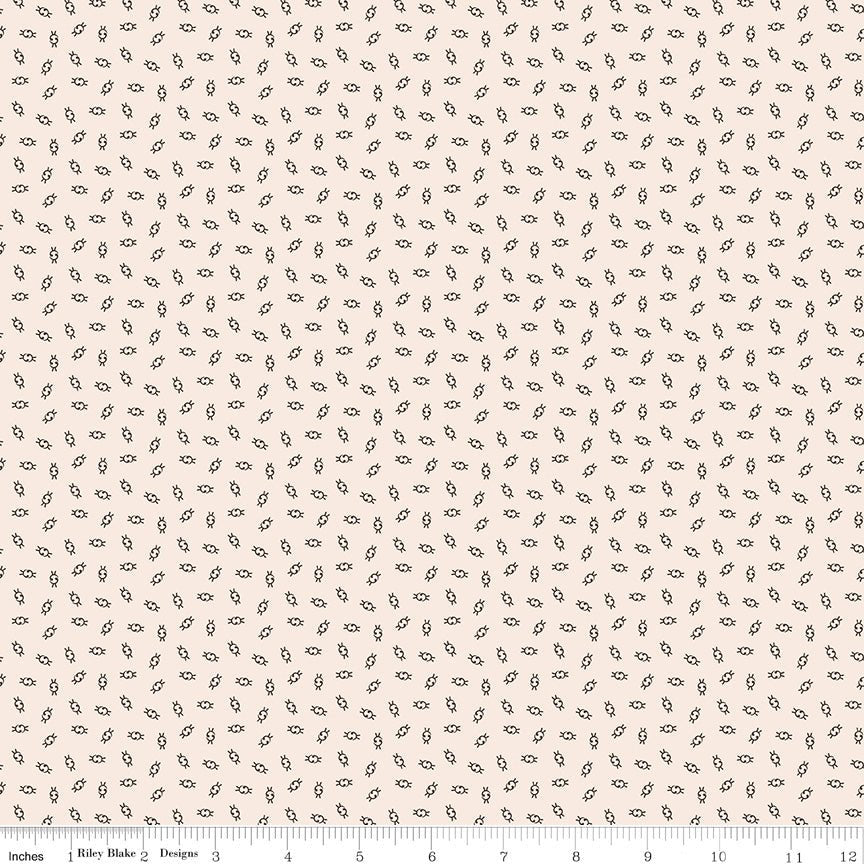 Gentler Times Olden Days Raisin Riley Blake Fabric by the Yard - Ray of Sonshine Design
