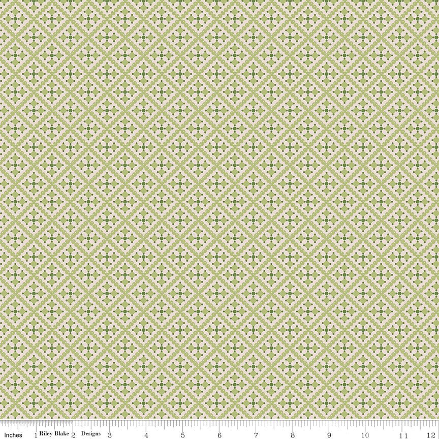 Gentler Times Shenanigans Lettuce Riley Blake Fabric by the Yard - Ray of Sonshine Design