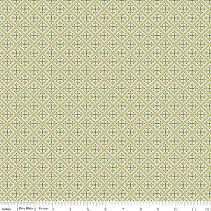 Gentler Times Shenanigans Lettuce Riley Blake Fabric by the Yard - Ray of Sonshine Design