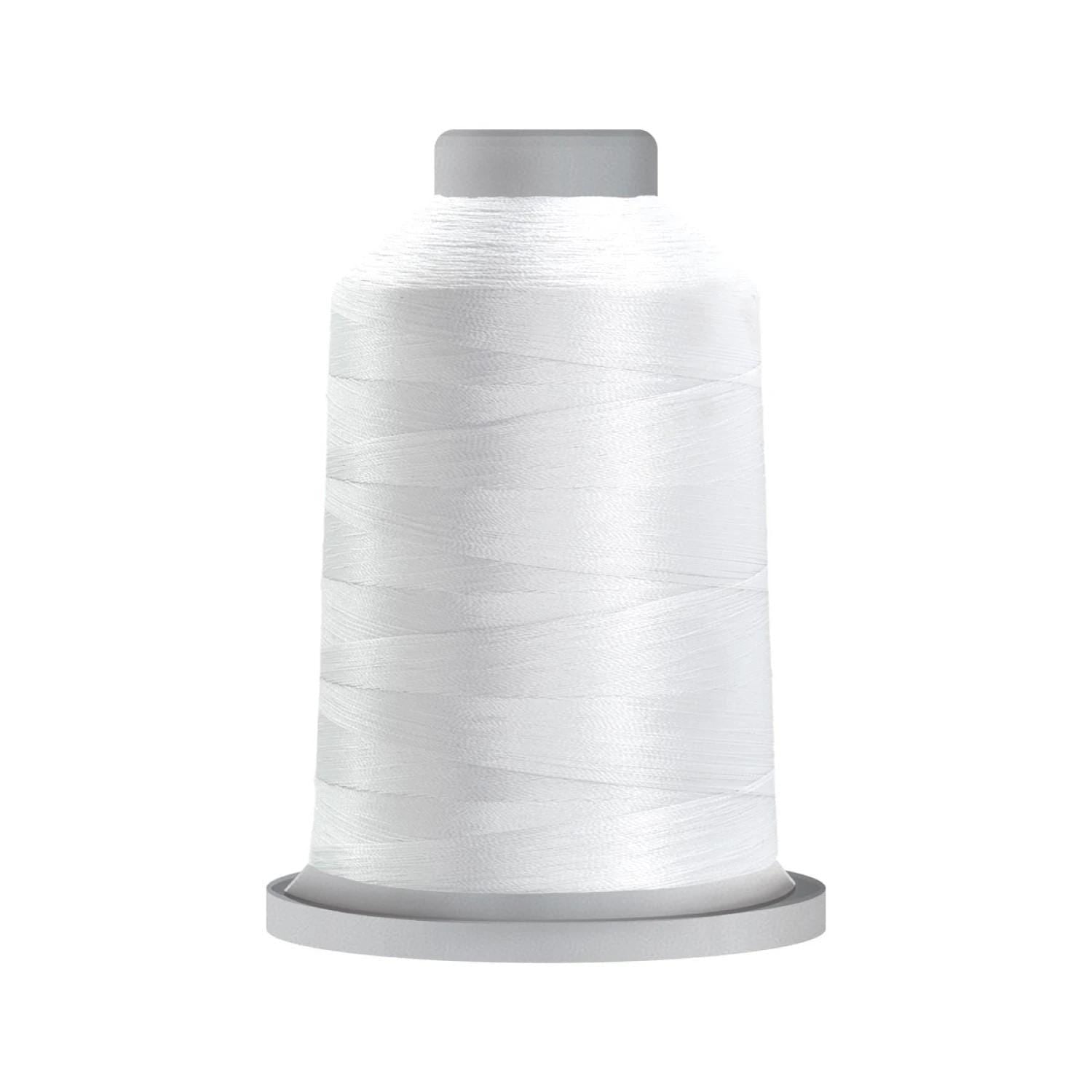 Glide 40wt Polyester Thread 5,500 yd King Spool Super White - Longarm Quilting Thread - 450 - 10002 - Ray of Sonshine Design