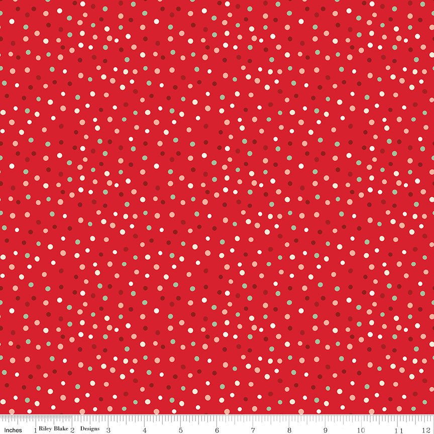 Glisten Dots Red - Ray of Sonshine Design