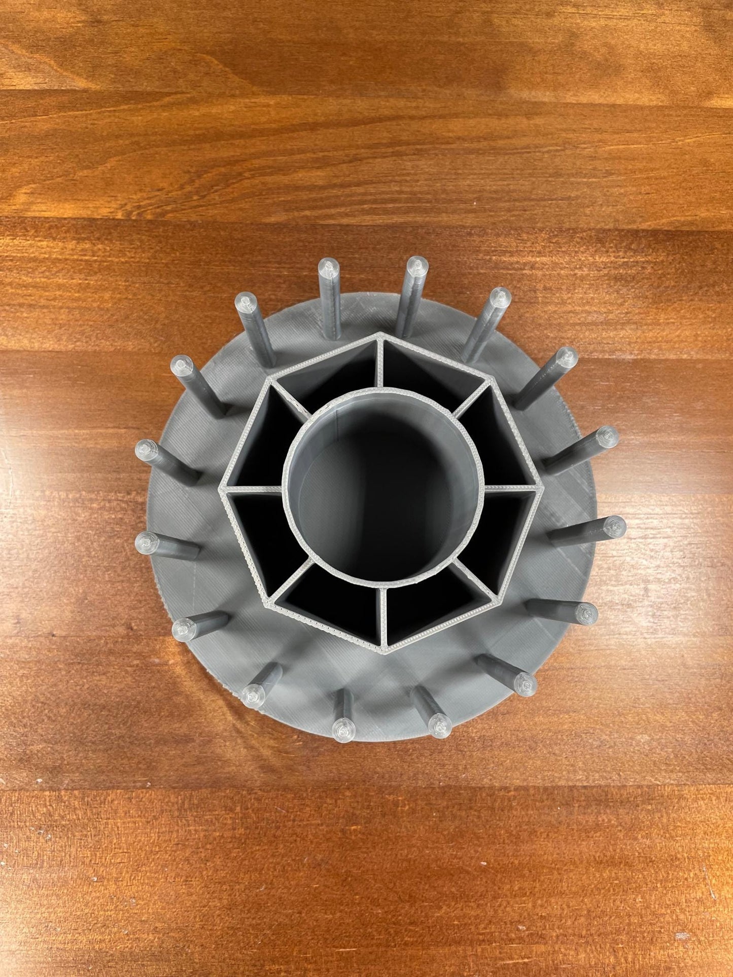 Hand Work Caddy Carousel, Thread Holder for Needlepoint, Embroidery Organization - Ray of Sonshine Design