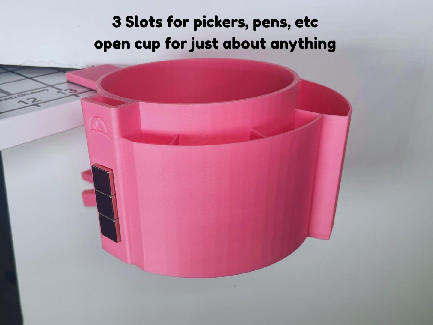 Handy Bin Organizer Metal Clamp - On Craft Bin – Sewing & Quilting Table Organizer - Available in 11 Colors - Ray of Sonshine Design