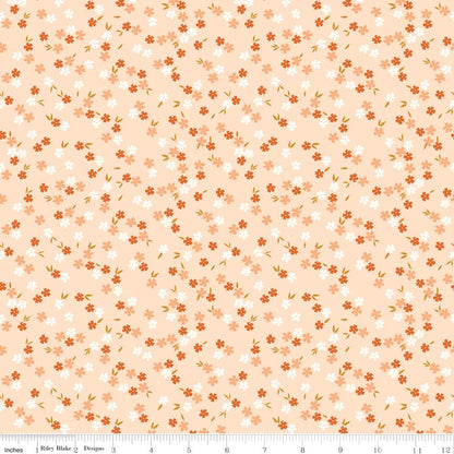 Homage Ditsy Floral Shell Riley Blake Designs Quilting Cotton Fabric by the Yard - Ray of Sonshine Design