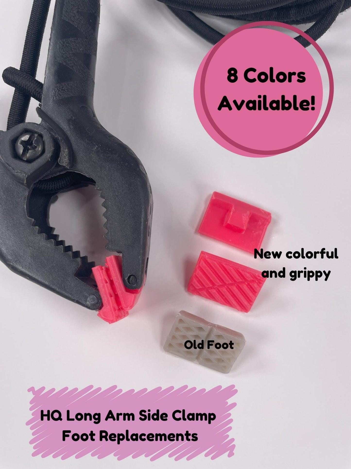 HQ Side Clamps - Foot Upgrade - Handi Quilter Longarm - Foot Replacement Super Grip! - 6 Pack - Ray of Sonshine Design