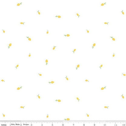 Hush Hush 3 Lemon Zest - Riley Blake Designs - Cotton Fabric by the yard - C14064 - LEMON - Ray of Sonshine Design