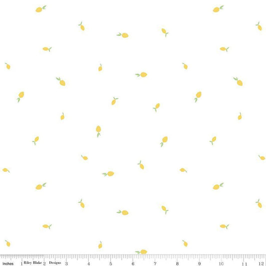 Hush Hush 3 Lemon Zest - Riley Blake Designs - Cotton Fabric by the yard - C14064 - LEMON - Ray of Sonshine Design