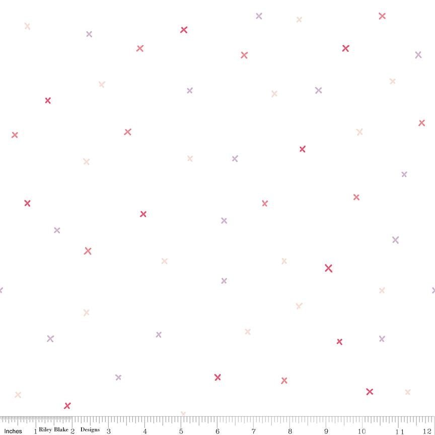 Hush Hush 5 Don't Cross Me - Riley Blake Designs - Cotton Fabric by the Yard - C16945 - CROSS - Ray of Sonshine Design