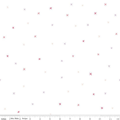 Hush Hush 5 Don't Cross Me - Riley Blake Designs - Cotton Fabric by the Yard - C16945 - CROSS - Ray of Sonshine Design