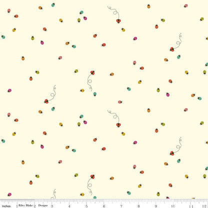 Hush Hush 5 Little Ladies Fabric by the Yard or Fat Quarter - Riley Blake Designs - Ray of Sonshine Design