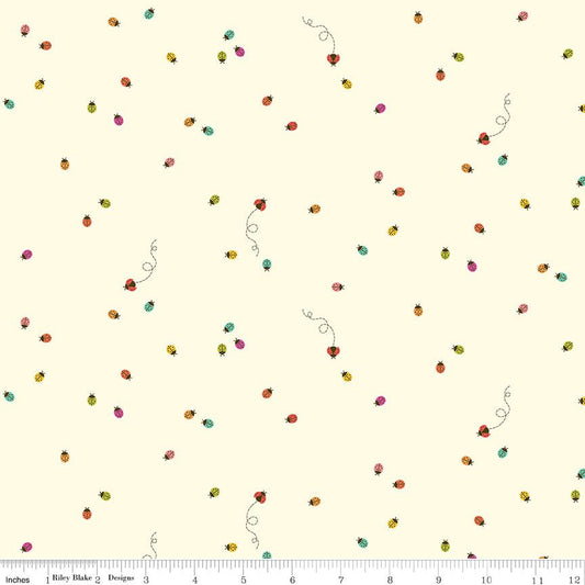 Hush Hush 5 Little Ladies Fabric by the Yard or Fat Quarter - Riley Blake Designs - Ray of Sonshine Design