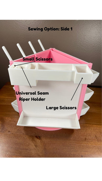 Sewing / Craft Organizing Carousel -Sewing notions- sewing tools - notions organizers