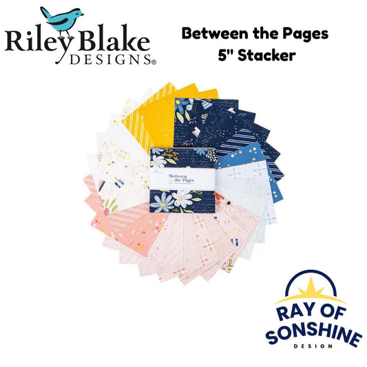 Between the Pages 5" Stacker - Riley Blake Designs - Precuts
