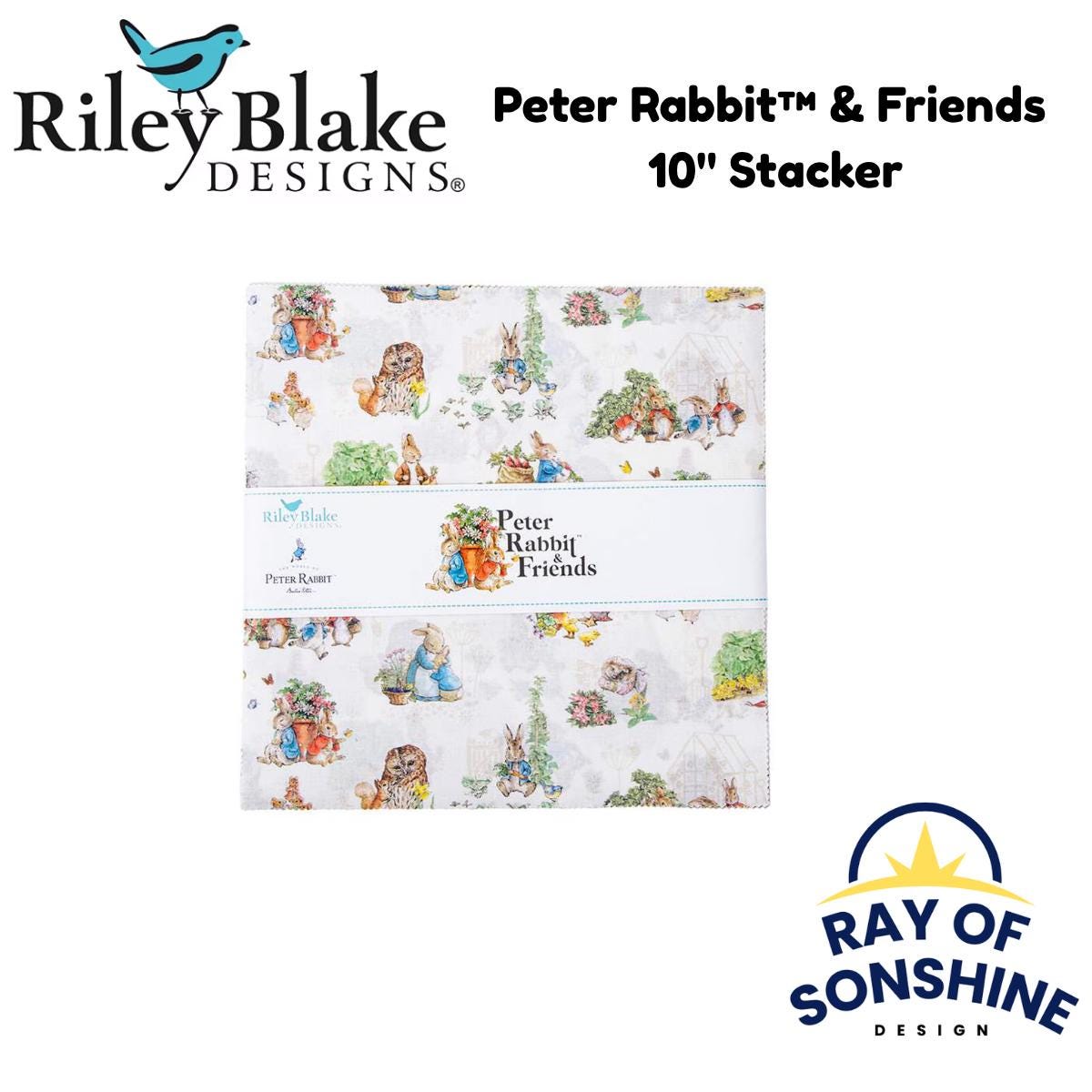 Peter Rabbit™ & Friends 10" Stacker - Riley Black -10-15860-42