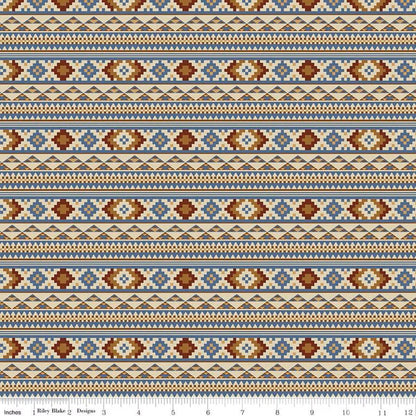 Back of the Chutes Stripe Parchment - Riley Blake Designs - Cotton Fabric by the yard - C10131-PARCHMENT