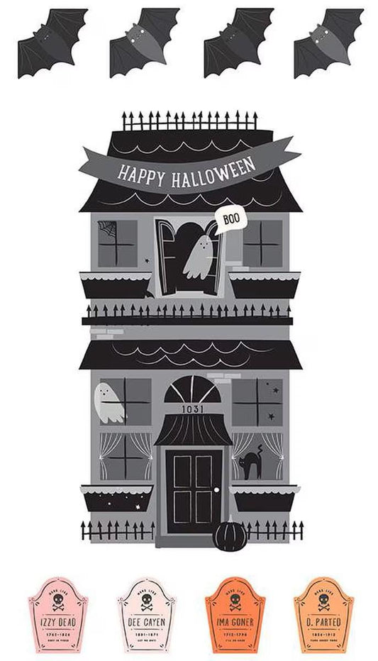 Hey Pumpkin Happy Halloween Panel - P16038-PANEL - Riley Blake Designs - Halloween Fabric - Cotton Fabric by the yard