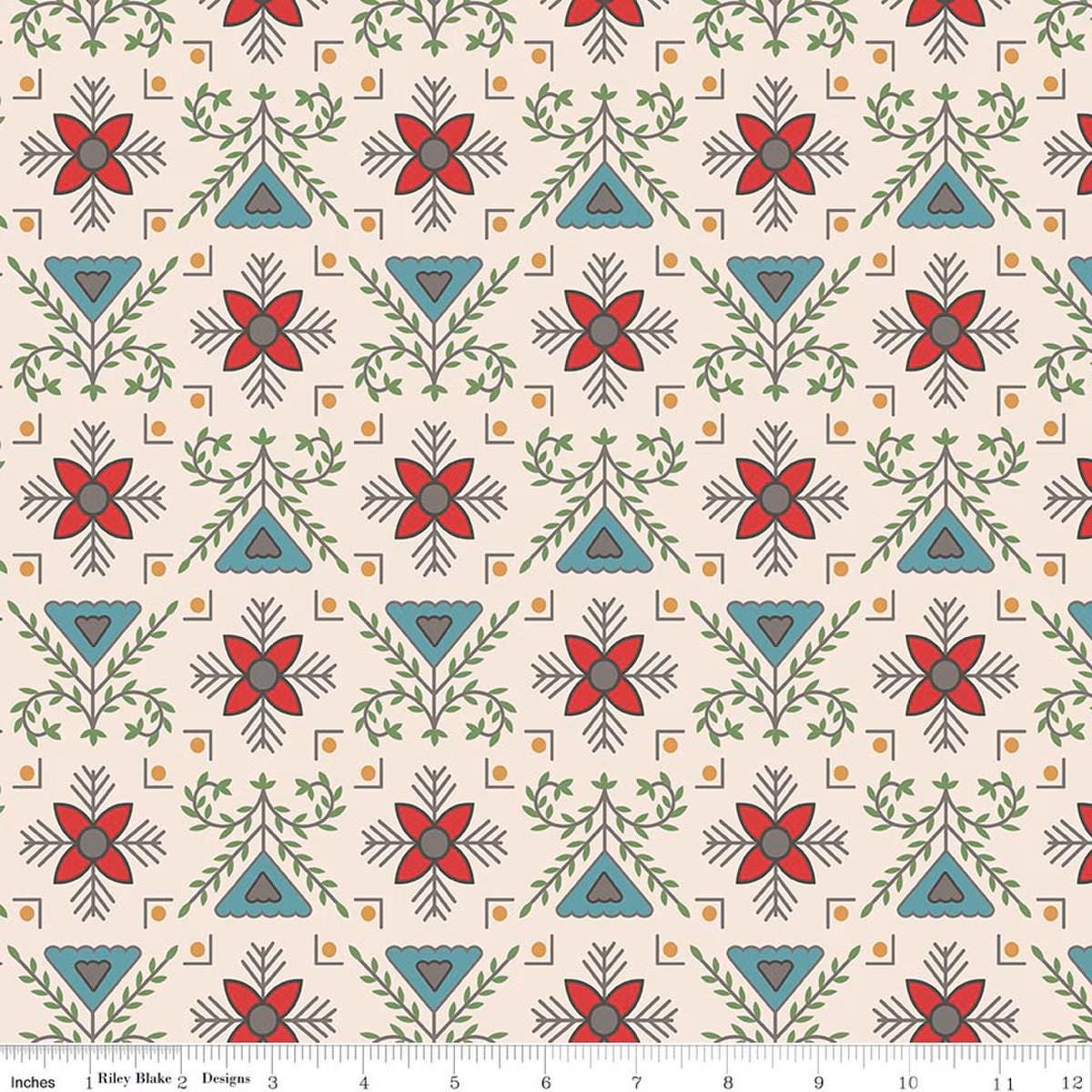 Wide Back Home Town Holiday Stitchery Schoolhouse 3-Yard Package 3YD-WB14928-SCHOOL - Black Riley Blake 107/108" Wide Quilting Cotton Fabric