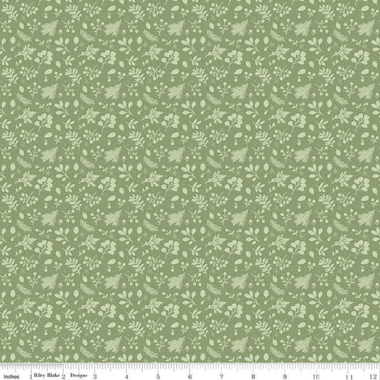 Magical Winterland Tonal Clover - C14947-CLOVER - Riley Blake Designs - Quilting Cotton Fabric - Fabric by the yard