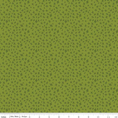 Curated Blooms On Point Green - C15345-GREEN - Riley Blake Designs - Cotton Fabric by the yard