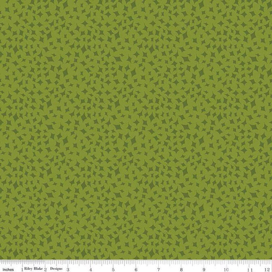 Curated Blooms On Point Green - C15345-GREEN - Riley Blake Designs - Cotton Fabric by the yard