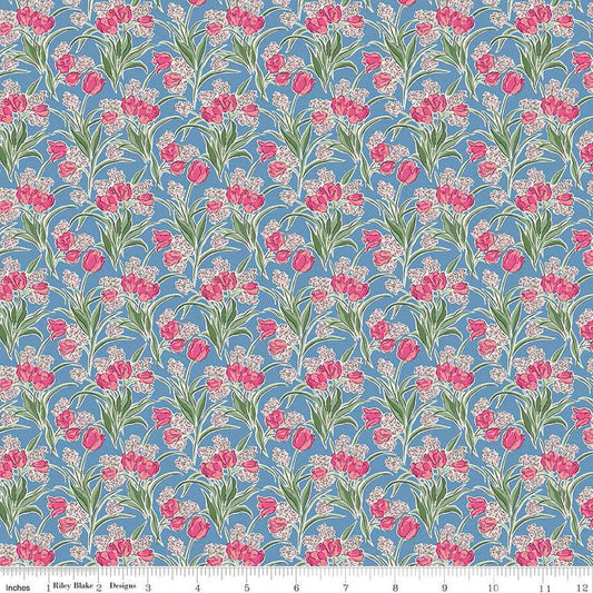 Liberty Fabrics - Flower Shop Florists' Flowers A - Quilting Cotton - 01667412A - Liberty of London by the Yard - Riley Blake