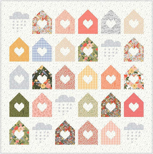 Silver Lining Boxed Kit includes pattern and fabric for quilt top and binding. Backing not included. KT-15760