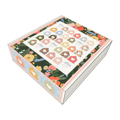 Silver Lining Boxed Kit includes pattern and fabric for quilt top and binding. Backing not included. KT-15760