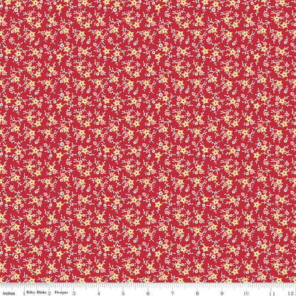 Americana July Berry - C16094-BERRY - Riley Blake Designs - Lori Holt - Cotton Fabric by the yard
