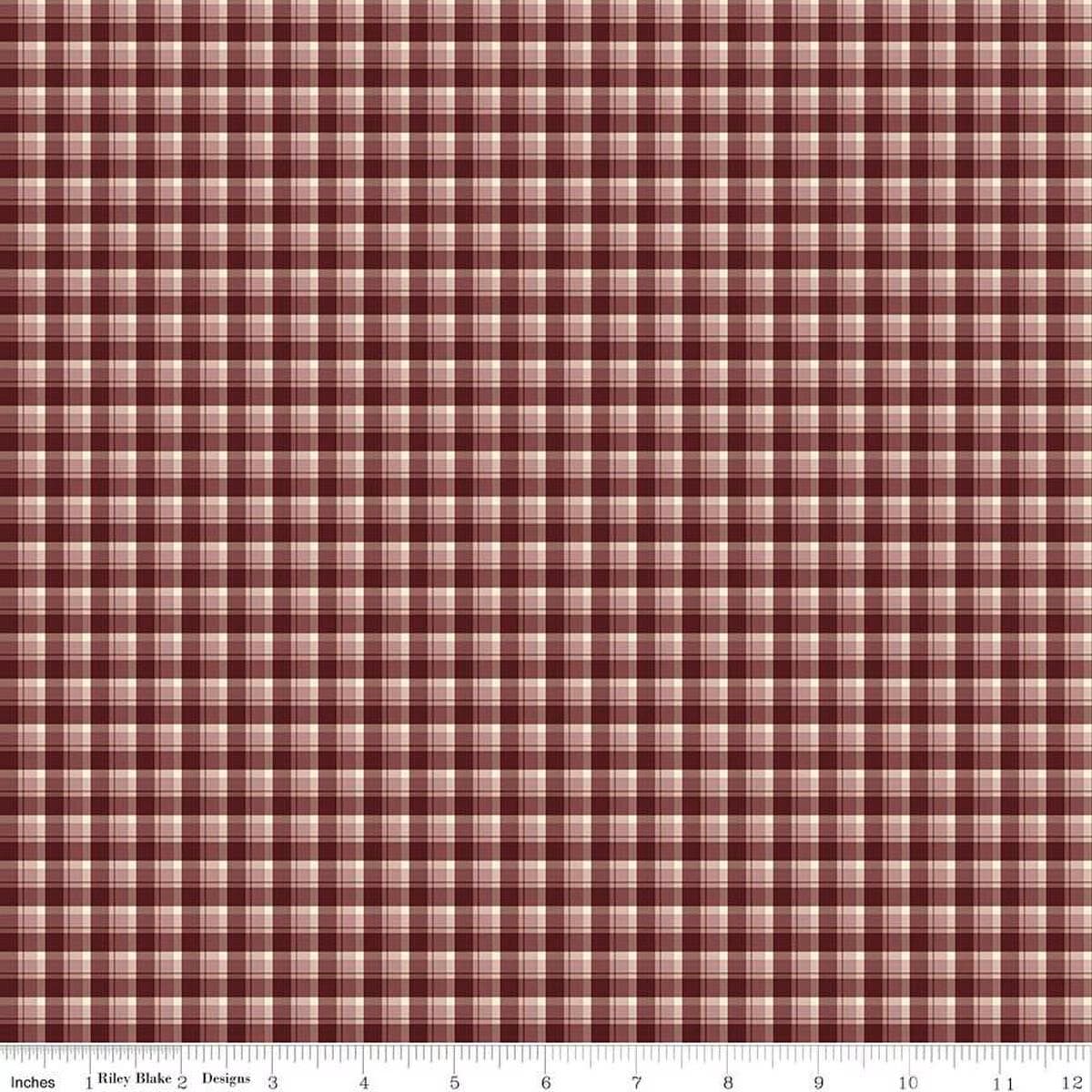 The Awe of Autumn Plaid Purple - C16193-PURPLE - Riley Blake Designs - Fall Fabric - Cotton Fabric by the yard