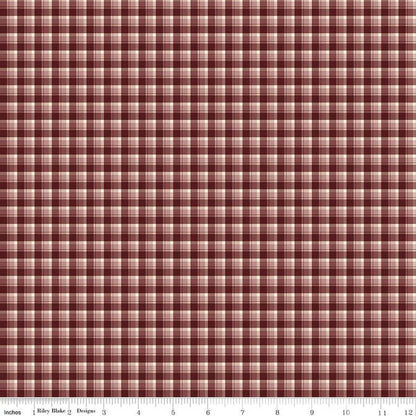 The Awe of Autumn Plaid Purple - C16193-PURPLE - Riley Blake Designs - Fall Fabric - Cotton Fabric by the yard