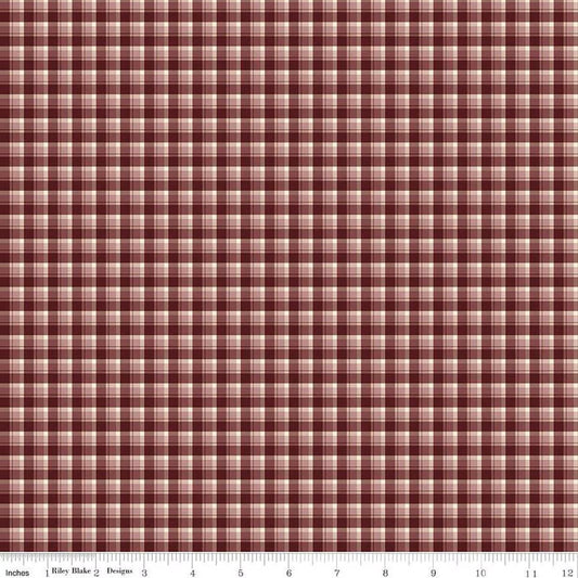 The Awe of Autumn Plaid Purple - C16193-PURPLE - Riley Blake Designs - Fall Fabric - Cotton Fabric by the yard