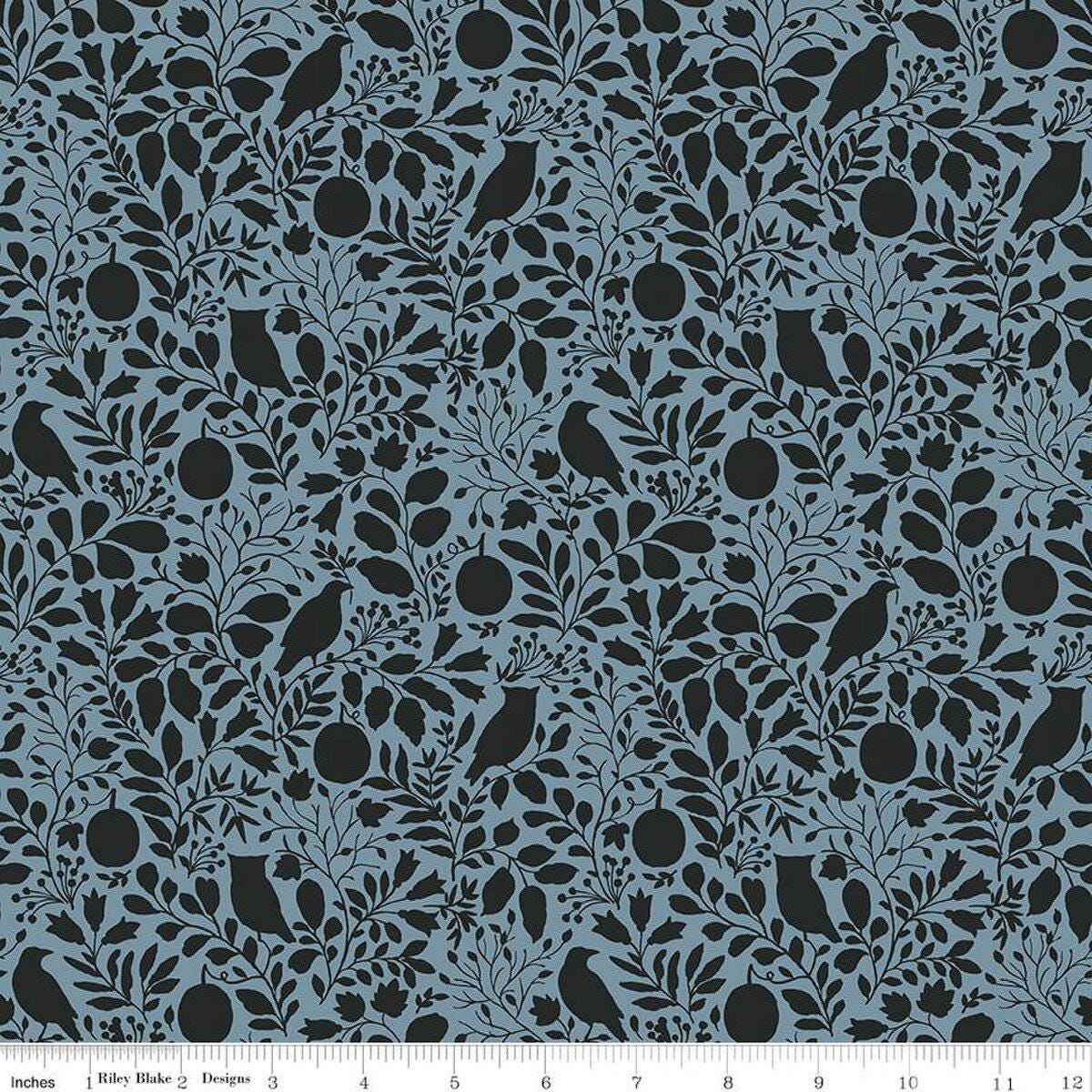 Trick or Treat Silhouette Dusk - C15963-DUSK - Riley Blake Designs - Halloween Fabric - Cotton Fabric by the yard
