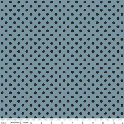 Trick or Treat Dots Dusk - C15966-DUSK - Riley Blake Designs - Halloween Fabric - Cotton Fabric by the yard