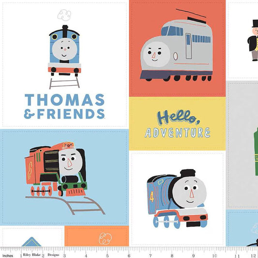Thomas & Friends™ Sodor Railway Cheater Print - Riley Blake Designs - Cotton Fabric by the yard - C15085-MULTI