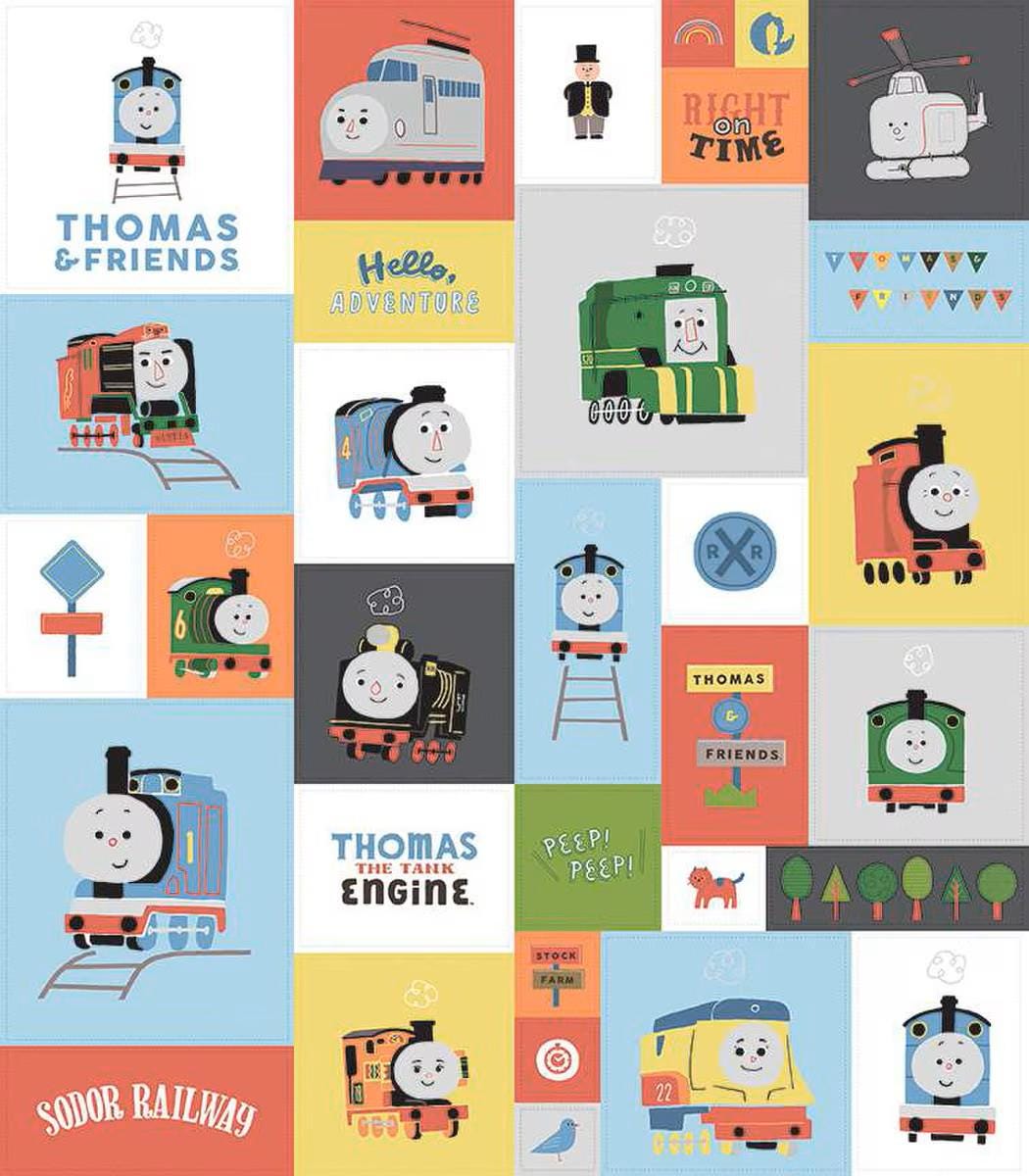 Thomas & Friends™ Sodor Railway Cheater Print - Riley Blake Designs - Cotton Fabric by the yard - C15085-MULTI