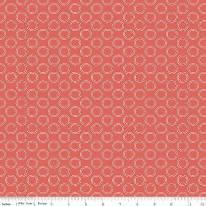 Thomas & Friends™ Sodor Railway Round the Track Red - Riley Blake Designs - Cotton Fabric by the yard - C15083-RED
